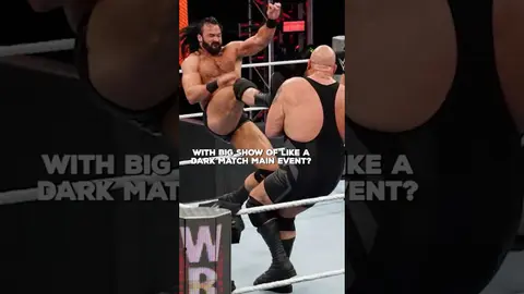 Drew McIntyre On His Random WM36 Match vs Big Show
