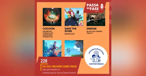 #220 | TGA2023: Melhores games indies, mas faltou jogo brasileiro aí!