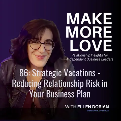 86: Strategic Vacations - Reducing Relationship Risk in Your Business Plan