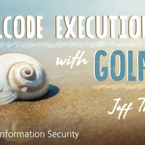 Webcast: Shellcode Execution with GoLang