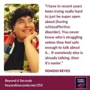 Schizoaffective disorder – with Sonido Reyes
