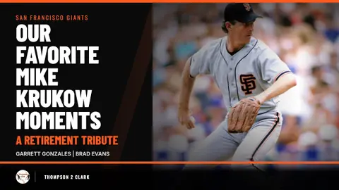 Mike Krukow's Best Moments as a Giants Pitcher: A Retirement Tribute | Thompson 2 Clark