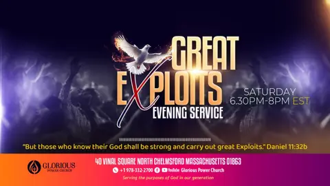 DAY 179 Great Exploits Evening Service