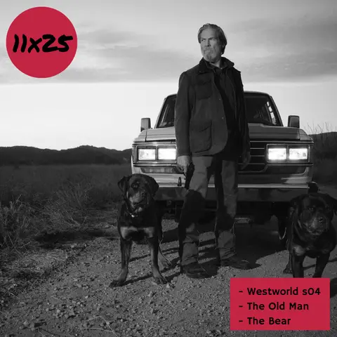 s11e25: El señorín (Westworld, The Old Man, The Bear)