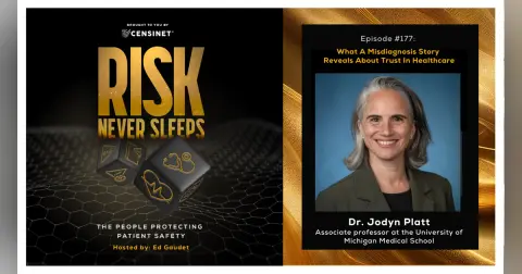 Episode #177.  What A Misdiagnosis Story Reveals About Trust In Healthcare, with Dr. Jodyn Platt, an associate professor at the University of Michigan Medical School