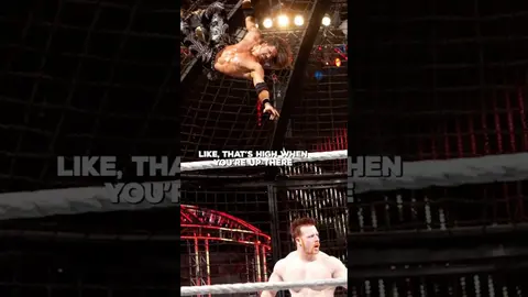 He Hung From The Top Of The Elimination Chamber!