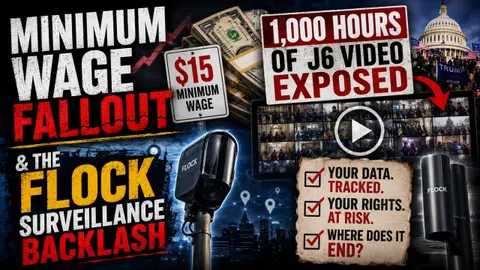 Minimum Wage Fallout, 1,000 Hours of J6 Video Exposed & the Flock Surveillance Backlash | 07-09-26