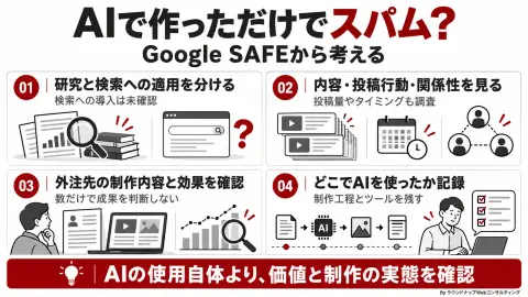 第604回:GoogleのSAFEをどう見るか。AIで量産する前に、自社と外注先の制作を確かめる