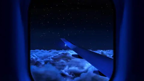 Dark Screen Airplane White Noise | Call Dings | Captain Speaking | Realistic Ambience
