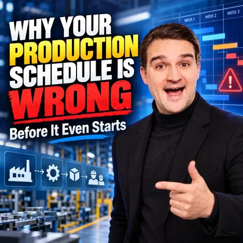 Why Your Production Schedule Is Wrong Before It Even Starts