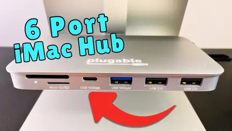 Plugable 6-in-1 Hub the Ultimate Connectivity Solution for iMac