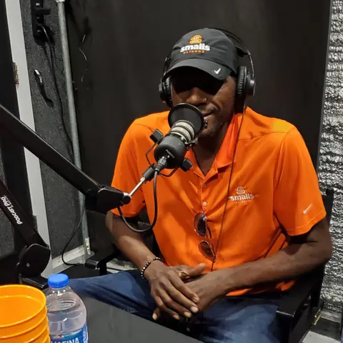Big Baller & Small Sliders! NFL NOLA Saints Fred Barnett Sr. talking Football & dropping a Can of SMALLS Sliders