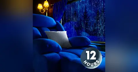 12 Hour Train & Rain Sounds for Deep Sleep