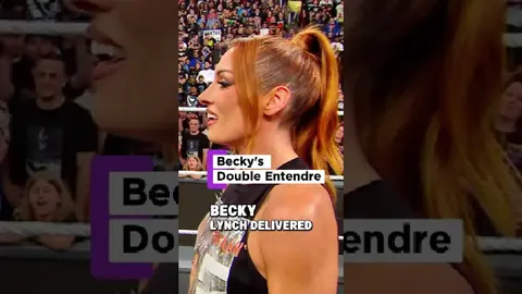 Everyone Missed Becky Lynch’s Smartest Line 👀  #livmorgan #dominikmysterio #beckylynch #wweraw