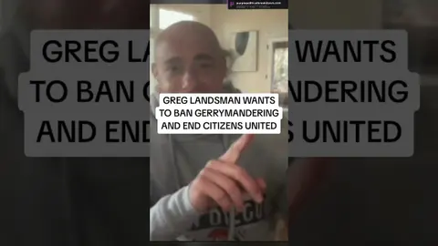 GREG LANDSMAN WANTS TO BAN GERRYMANDERING AND END CITIZENS UNITED #ohiopolitics #ohio #cincinnati