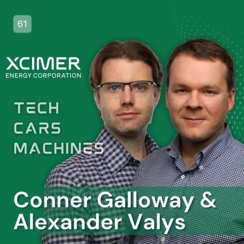 61. Conner Galloway, Founder, CEO, and Chief Science Officer; and Alexander Valys, Co-founder, President, and Chief Technology Officer, Xcimer