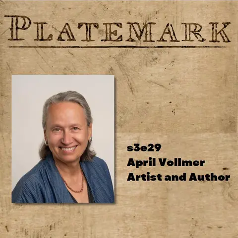 s3e29 mokuhanga deep dive with artist April Vollmer