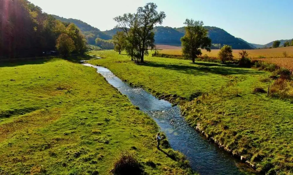 beautiful stretch of a driftless trout stream