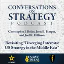 Conversations on Strategy Podcast – Ep 26 – Christopher J. Bolan, Jerad I. Harper, and Joel R. Hillison – Revisiting “Diverging Interests: US Strategy in the Middle East”