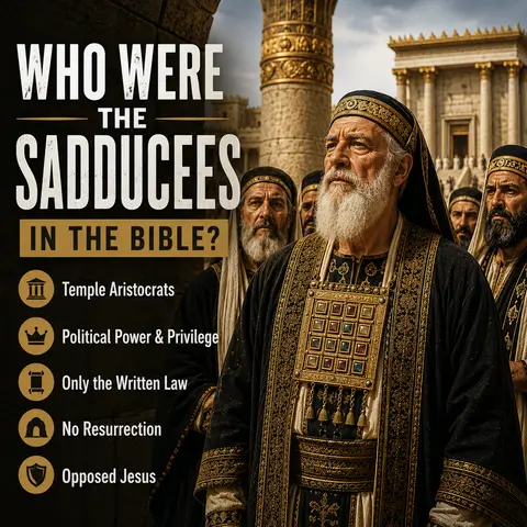 Who Were the Sadducees in the Bible?