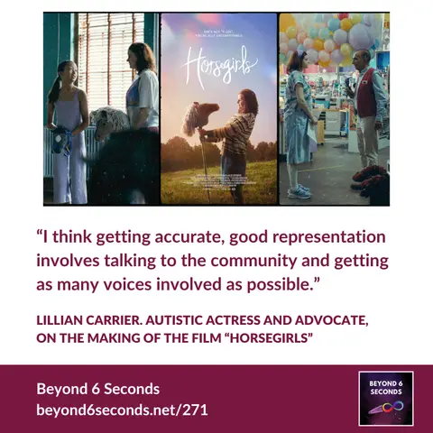 Autistic representation in film – with Lillian Carrier from Horsegirls