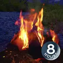 Let's go camping! Sleep to Water Sounds White Noise + Crackling Campfire 8 Hours