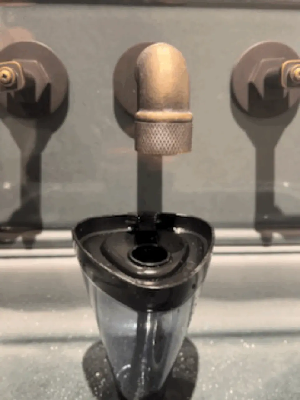 Faucet Filling a Steamer