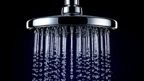 White Noise Shower Sounds Black Screen