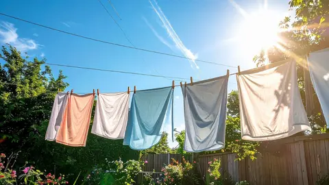 Hanging Laundry on the Clothesline: The Satisfaction of Simple Tasks