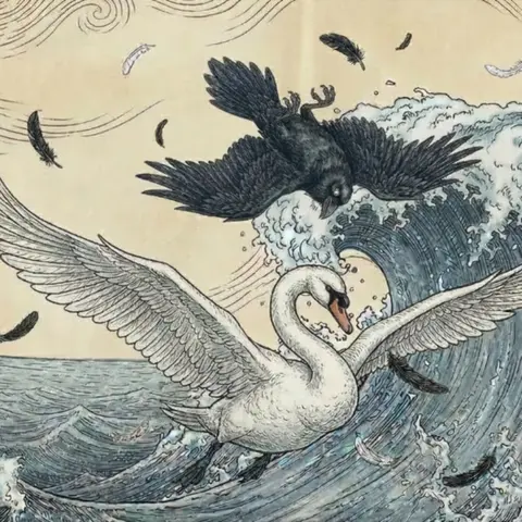 The Crow and the Swan | 天鹅与乌鸦 |  Bilingual Bedtime Story (English & Mandarin Chinese) 英中双语故事