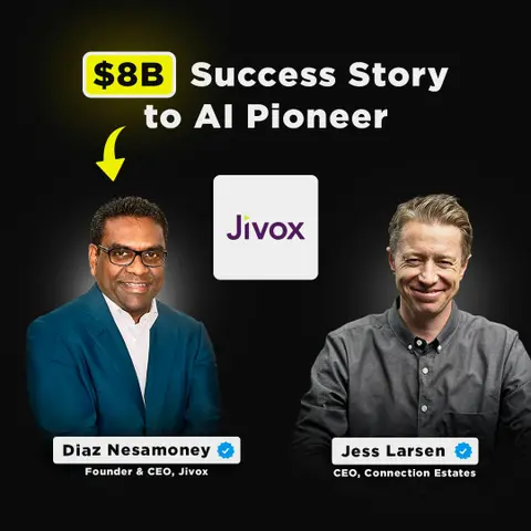 $8B Success Story to AI Pioneer | Founder, President & CEO of Jivox, Diaz Nesamoney