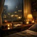 Indoor Rain Sounds | Sleep, Study, Relax | No Thunder 🌧️