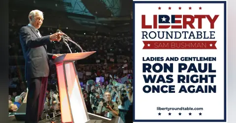 Ladies and Gentlemen - Ron Paul Was Right Once Again