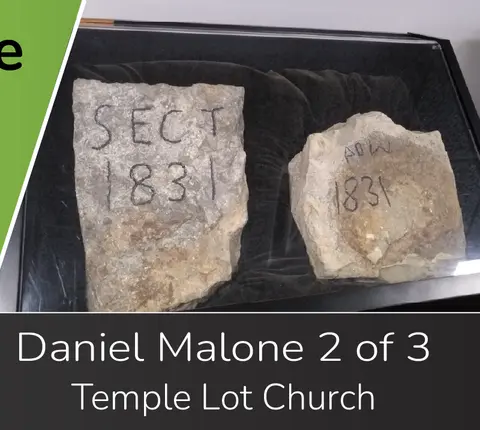 Temple Lot Mystery and Otto Fetting (Daniel Malone 2 of 3)