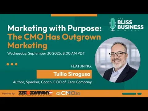 Video - Marketing with Purpose: The CMO Has Outgrown Marketing