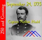 September 24, 1775: Captain Nathan Heald