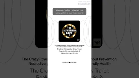 The CrazyFitnessGuy Show Trailer: Realistic Fitness for Autistic & Neurodivergent Adults | The...