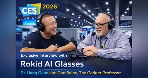 Rokid AI Glasses Explained | Live at CES 2026 with Dr. Liang Guan #775