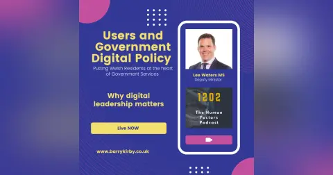 Users and Government Digital Strategy – an Interview with Lee Waters MS