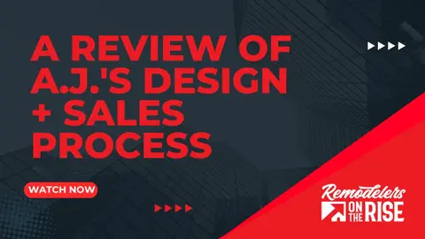 A Review of A.J.'s Design + Sales Process
