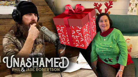 Ep 408 | Miss Kay Surprises Jase with an Unusual Gift & a Pre-Baptism 'Bachelor Party' Story