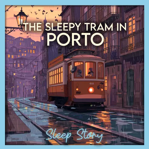 Deep Sleep Story for Adults 🌙 Rainy Porto Tram Ride | Relaxing Bedtime Story, ASMR Sleep & Calm Narration