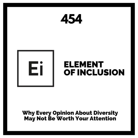 Why Every Opinion About Diversity May Not Be Worth Your Attention