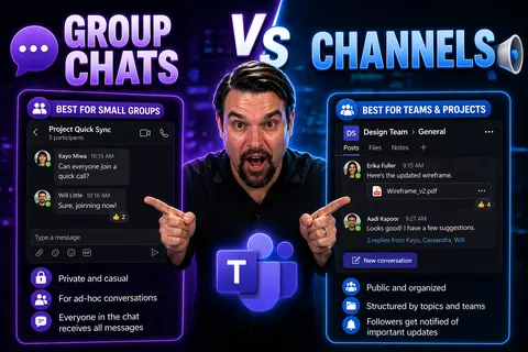 Teams Group Chats vs Channels