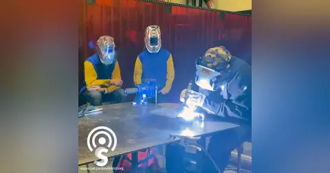 Episode 74: Sparks Fly When Superintendent Visits Welding Class Celebrating CTE Month