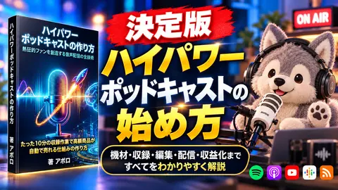 パワーポッドキャストの作り方🎙️　-オーディオWebコンテンツマーケティングの始め方-
