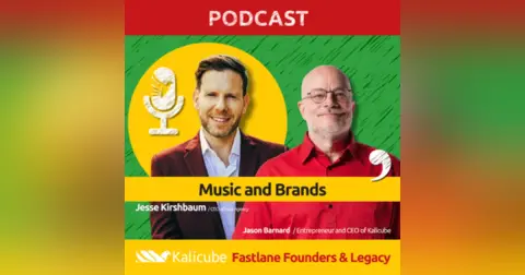 Jesse Kirshbaum with Jason Barnard on Fastlane Founders And Legacy. Music and Brands