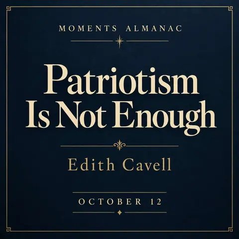 October 12 | Moments Almanac | Cavell