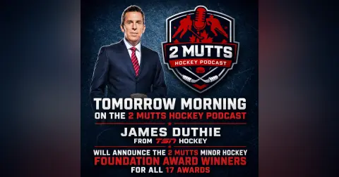 James Duthie from TSN announces the 2 Mutts Minor Hockey Foundation Awards for Kids in Alberta
