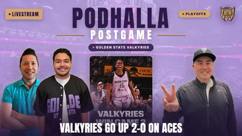 Valkyries Go Up 2-0 on Aces in a Wild Finish | Playoff Podhalla Postgame